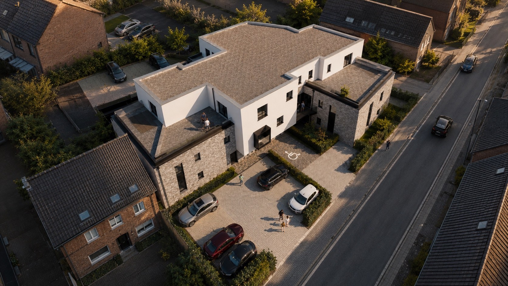 Projet LEUZÉA — rendu architectural (projection)